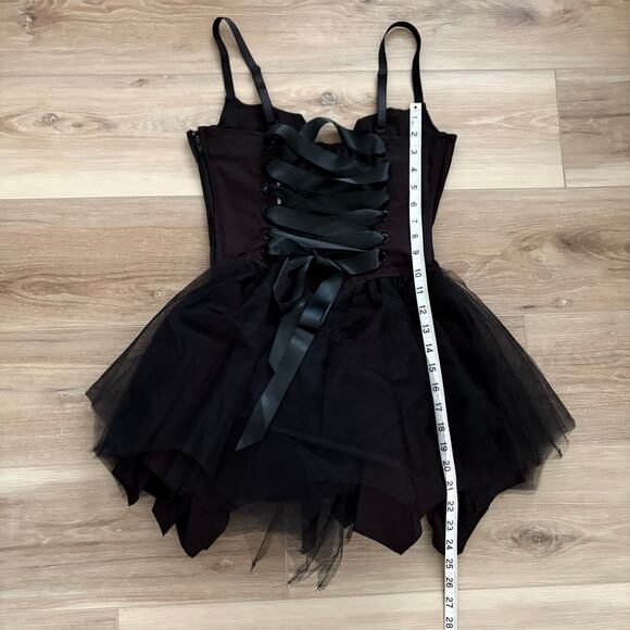 Dolls Kill Widow Fleeting Optimism Mini Dress XS - Picture 7 of 8